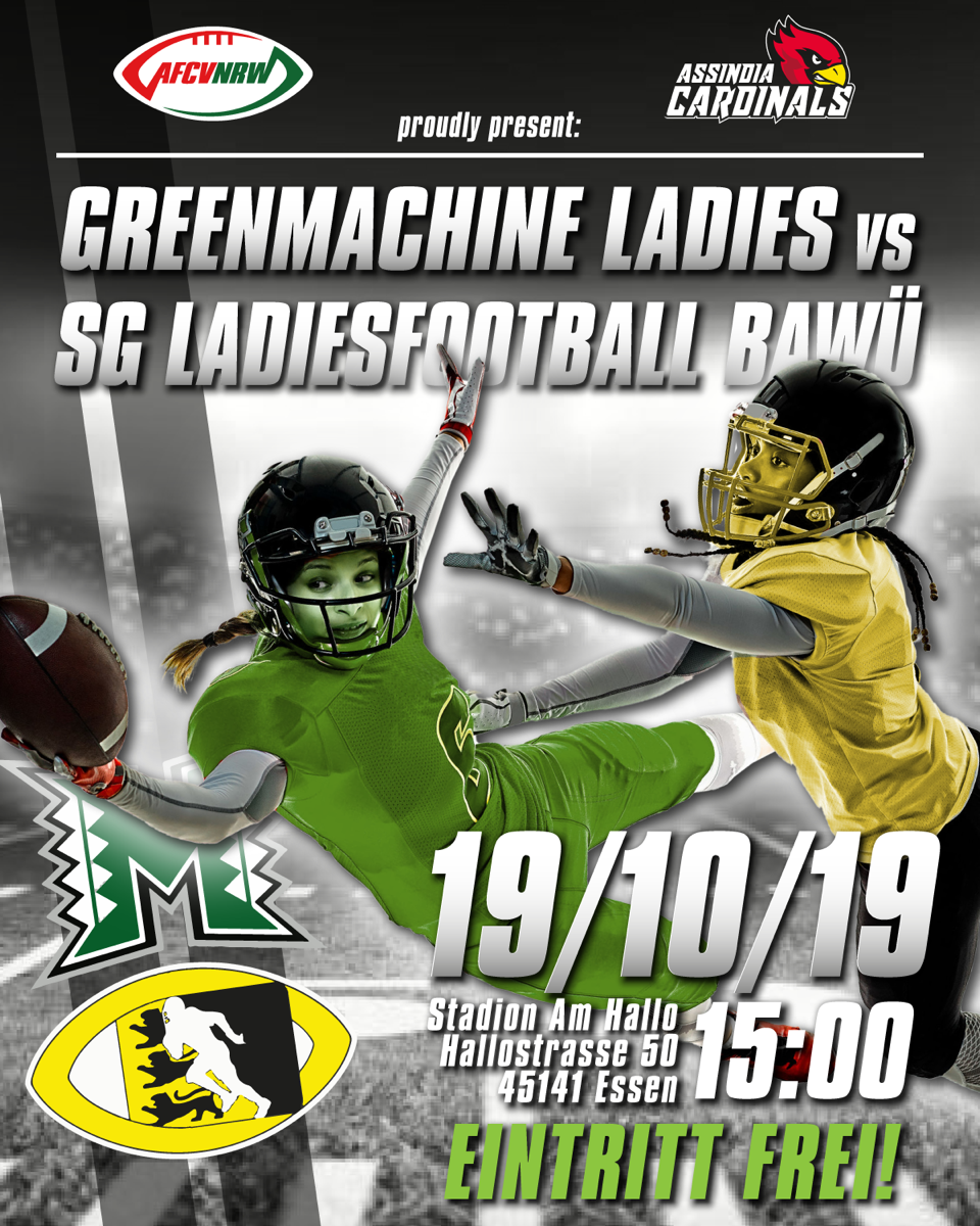 GreenMachine Ladies vs. SG Ladiesfootball Ba-Wü